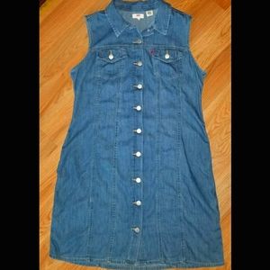 Levi's Denim Button Front Dress